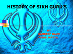 History Of Sikh Gurus 