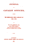 Journal of a Cavalry Officer 