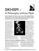 Sikhism: A Philosophy Without Myth