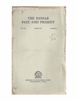 The Punjab Past and Present Vol I Part II  