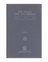 The Punjab Past and Present Vol IX Part