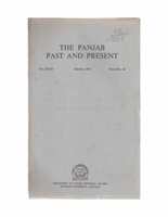 The Punjab Past and Present Vol XXI Part II 