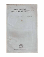 The Punjab Past and Present Vol XXIV Part II  