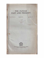 The Punjab Past and Present Vol XXV Part II 