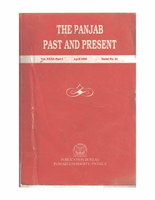 The Punjab Past and Present Vol XXXI Part I 