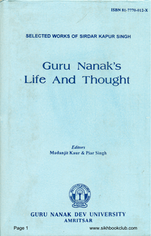 Guru Nanak's Life And Thought 