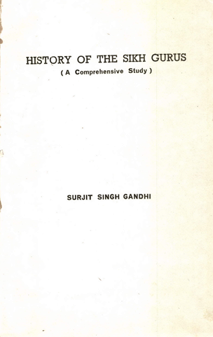 History of the Sikh Gurus Comprehensive Study 