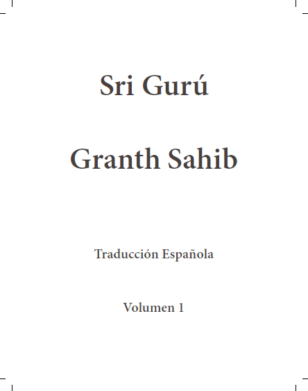 SGGS in Spanish Volume 1