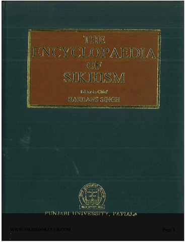 The Encyclopaedia of Sikhism Vol III 