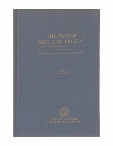 The Punjab Past and Present Vol VII Part II 